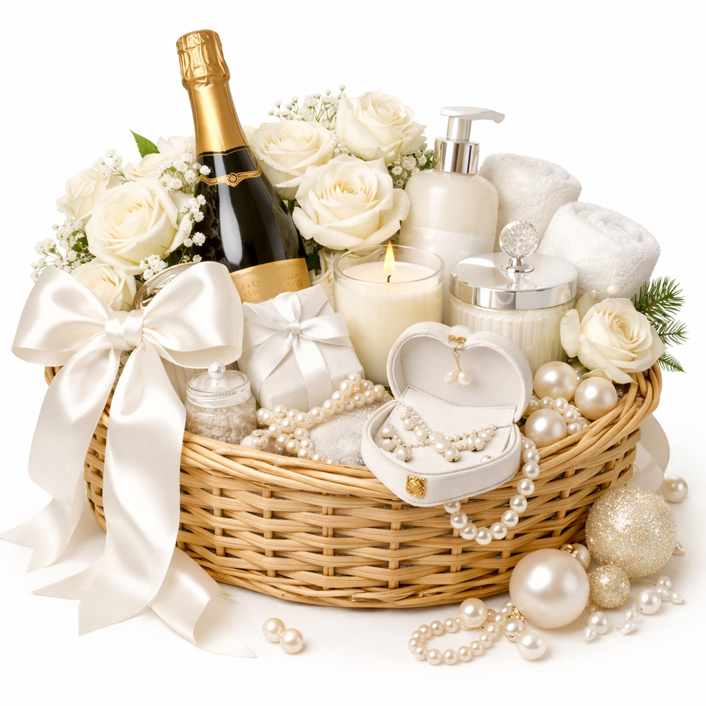 Panier Luxe Blanc