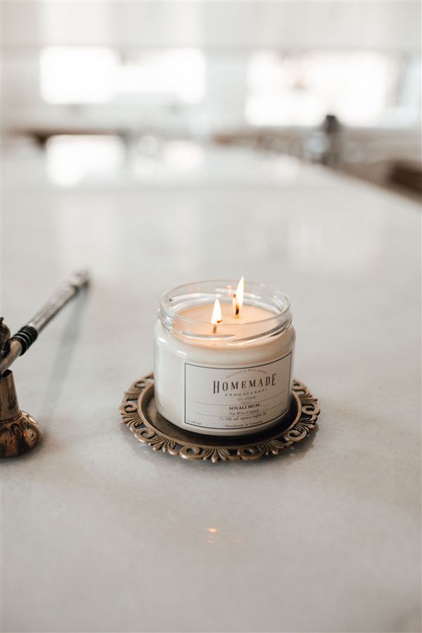 Bougie parfumée de luxe