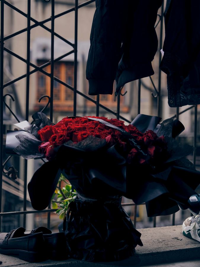 Bouquet de roses rouges